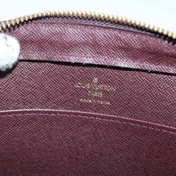 LOUIS VUITTON Taiga Baikal Clutch Bag Acajou M30186 LV Auth 139252 - Picture 12 of 16